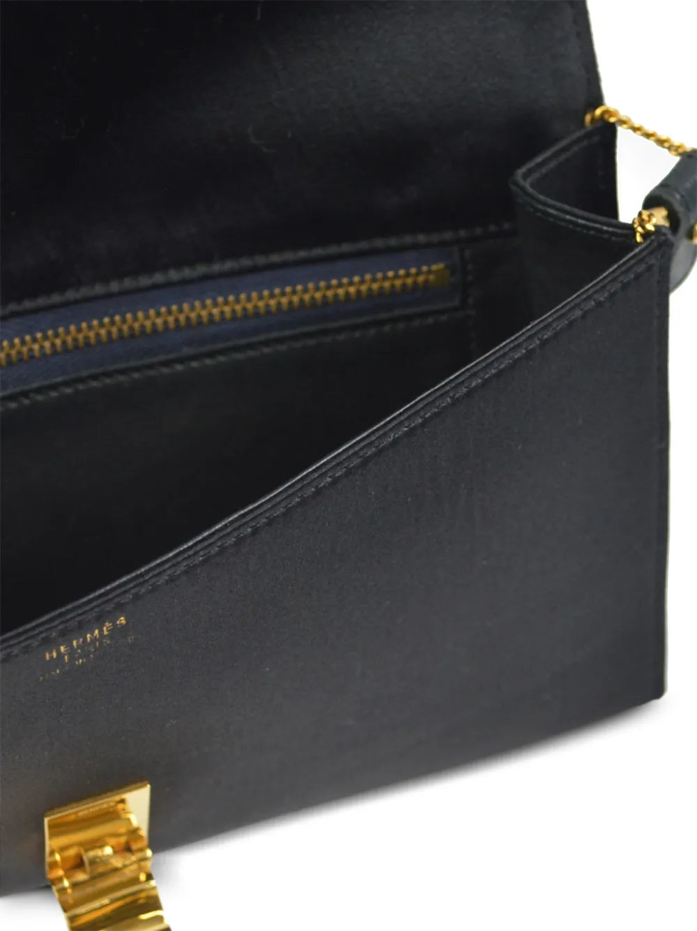 Hermes Pre Owned 1983 Satin Shoulder Bag — Same as shown — Size One Size — Top View