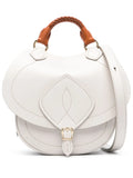 Maison Margiela Small Slide Leather Shoulder Bag — Same as shown — Size One Size — Front View