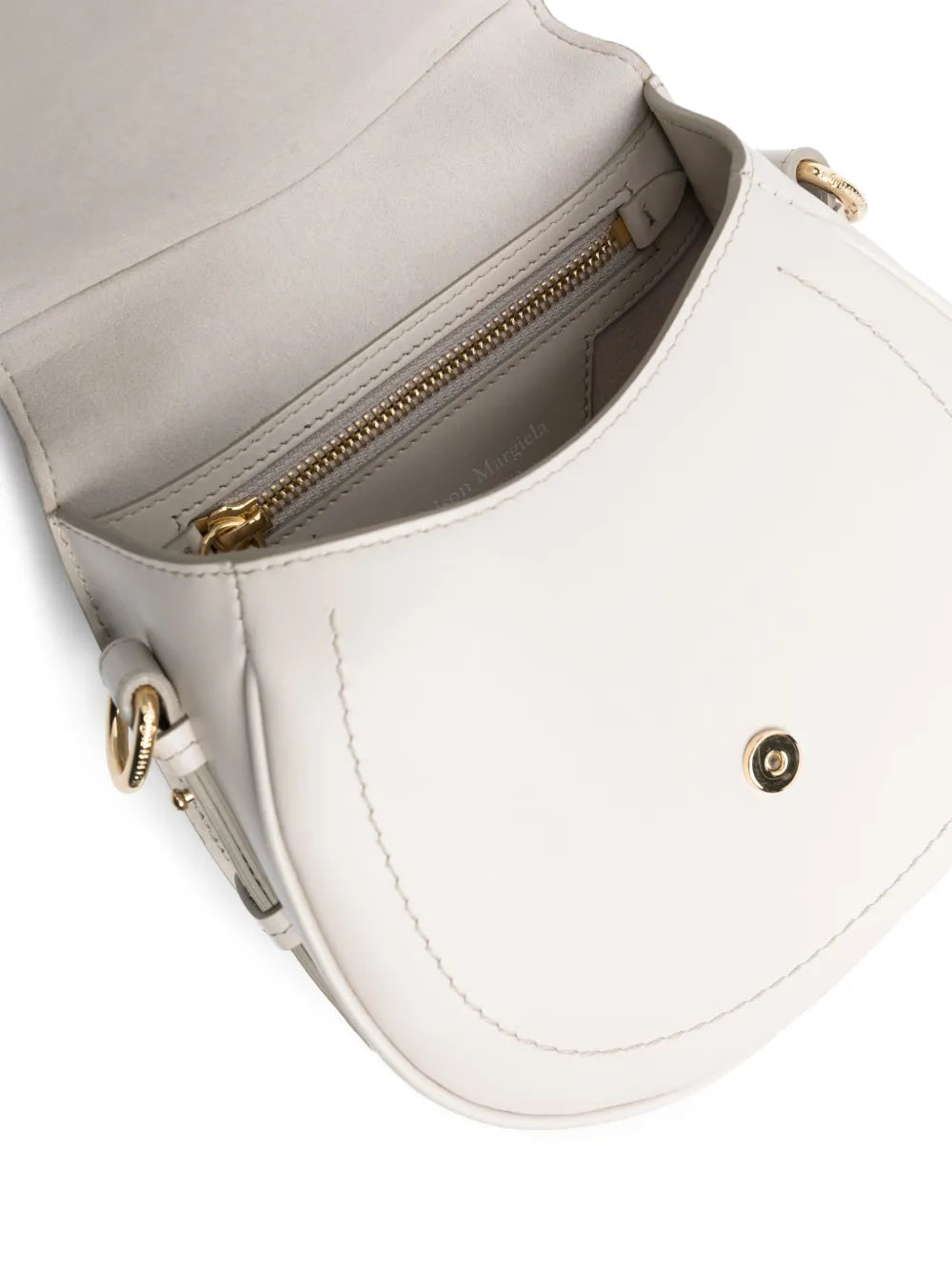 Maison Margiela Small Slide Leather Shoulder Bag — Same as shown — Size One Size — Detail View