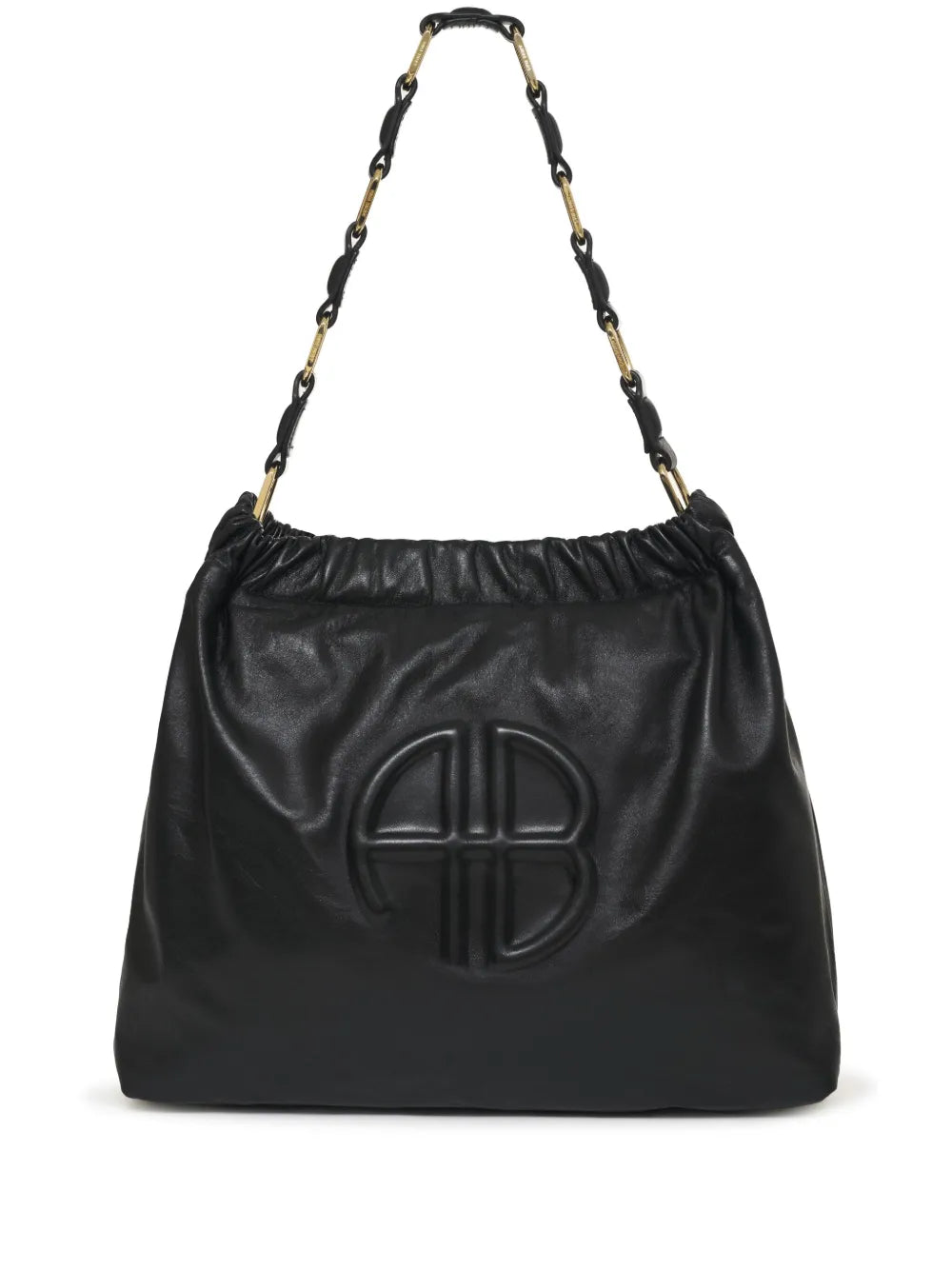 Anine Bing Kate Leather Shoulder Bag — Same as shown — Size One Size — Front View