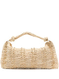 Cult Gaia Hera Raffia Shoulder Bag — Same as shown — Size One Size — Front View