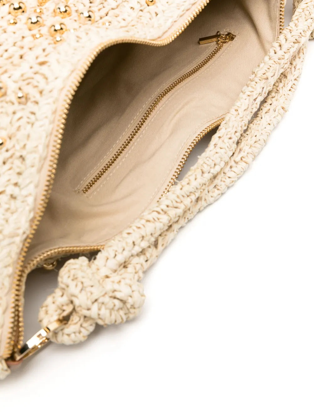 Cult Gaia Hera Raffia Shoulder Bag — Same as shown — Size One Size — Detail View