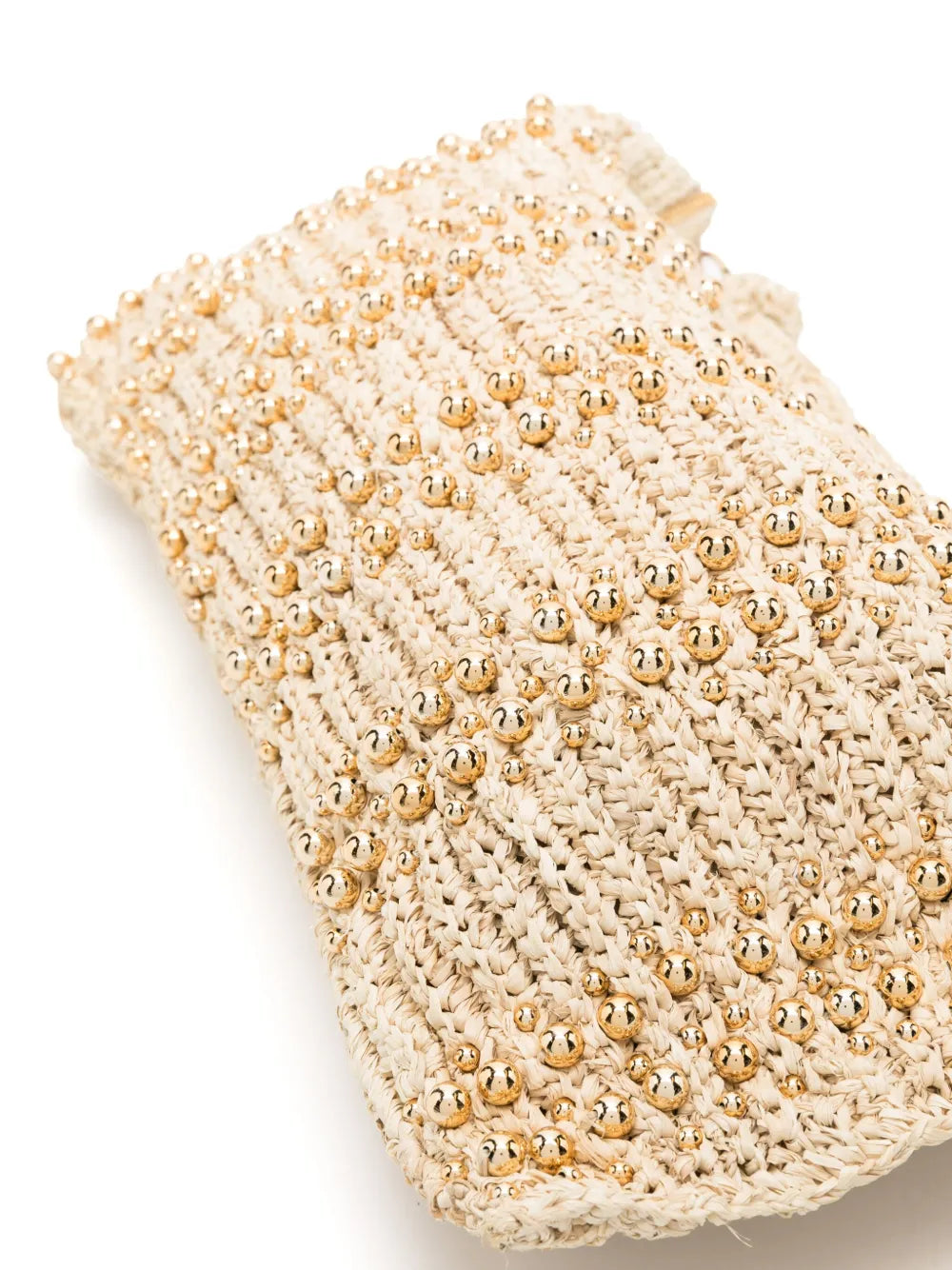 Cult Gaia Hera Raffia Shoulder Bag — Same as shown — Size One Size — Top View