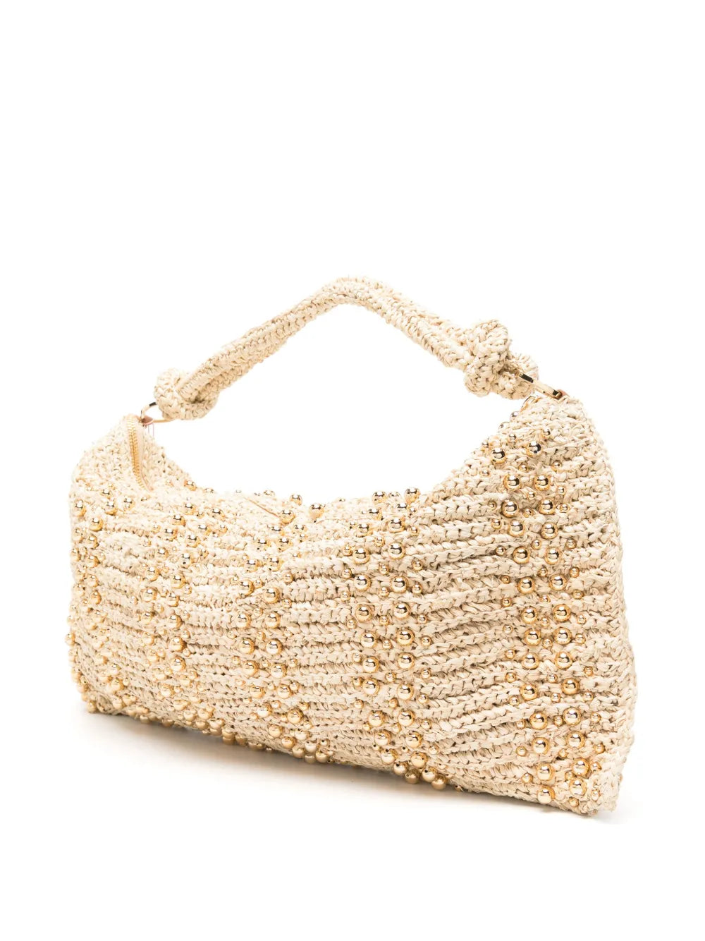Cult Gaia Hera Raffia Shoulder Bag — Same as shown — Size One Size — Back View