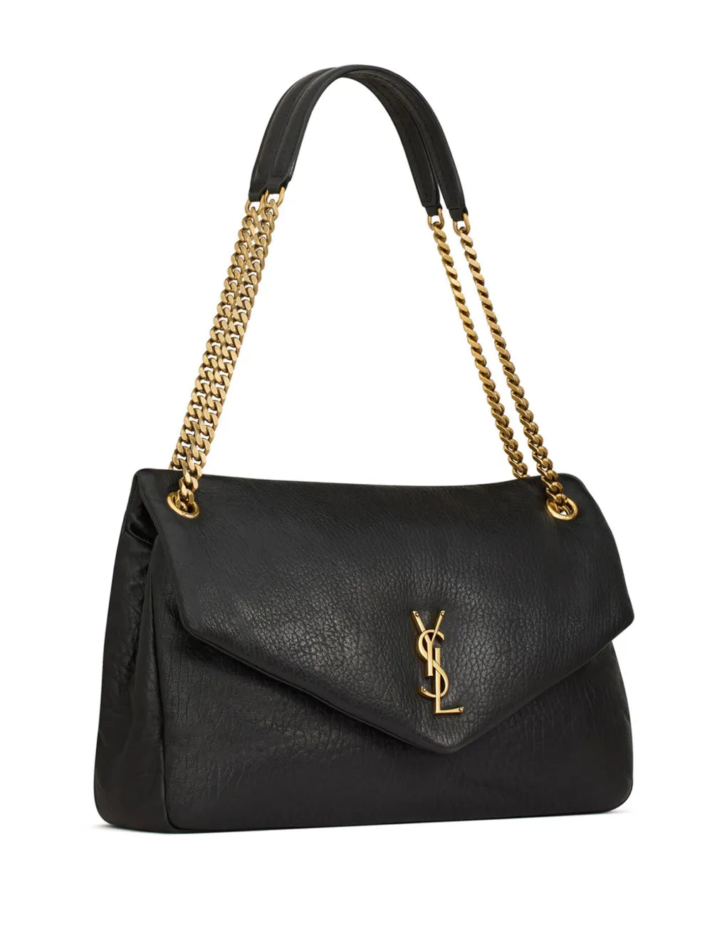 Saint Laurent Large Calypso Shoulder Bag — Same as shown — Size One Size — Top View