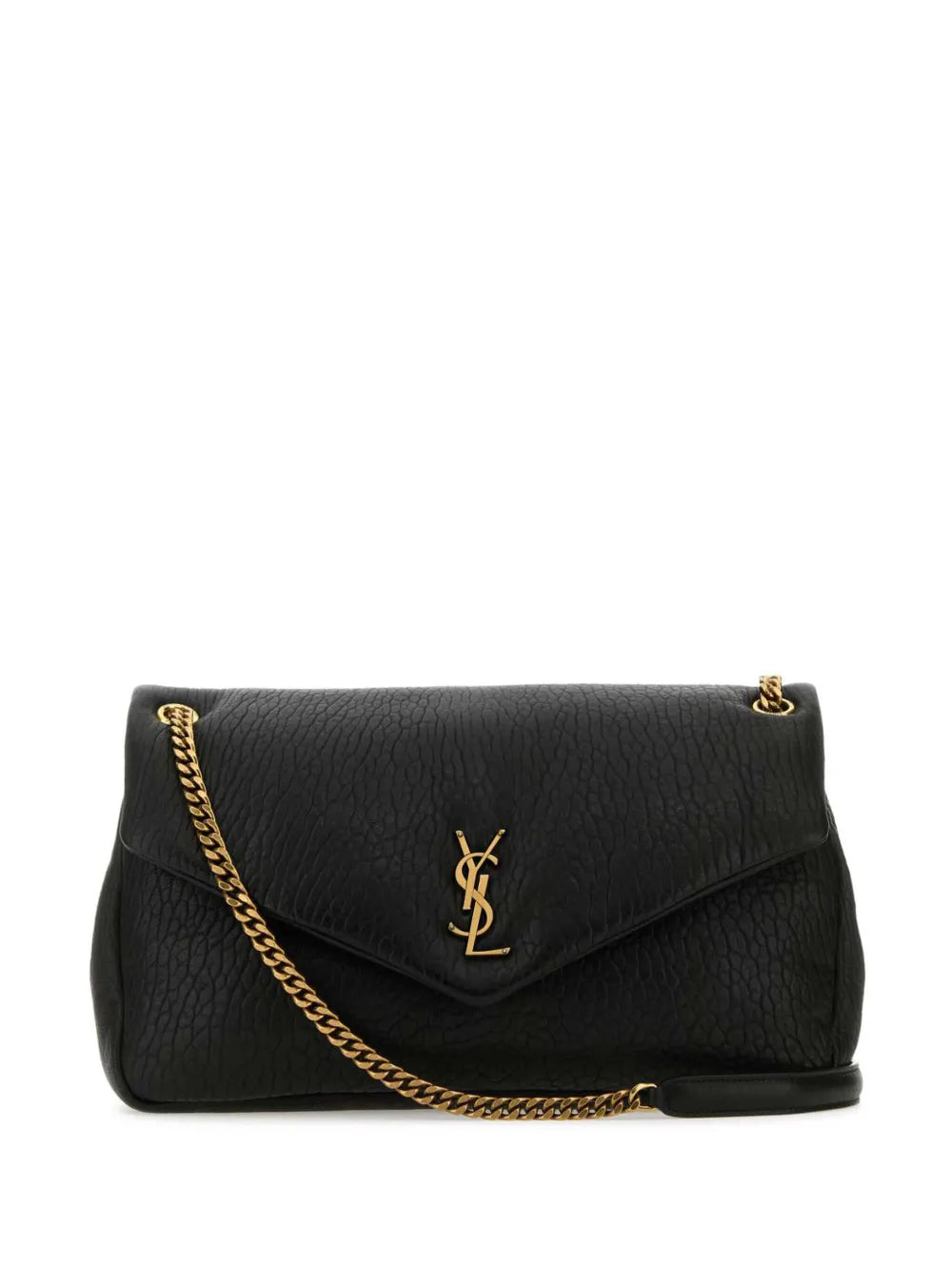 Saint Laurent Large Calypso Shoulder Bag — Same as shown — Size One Size — Front View