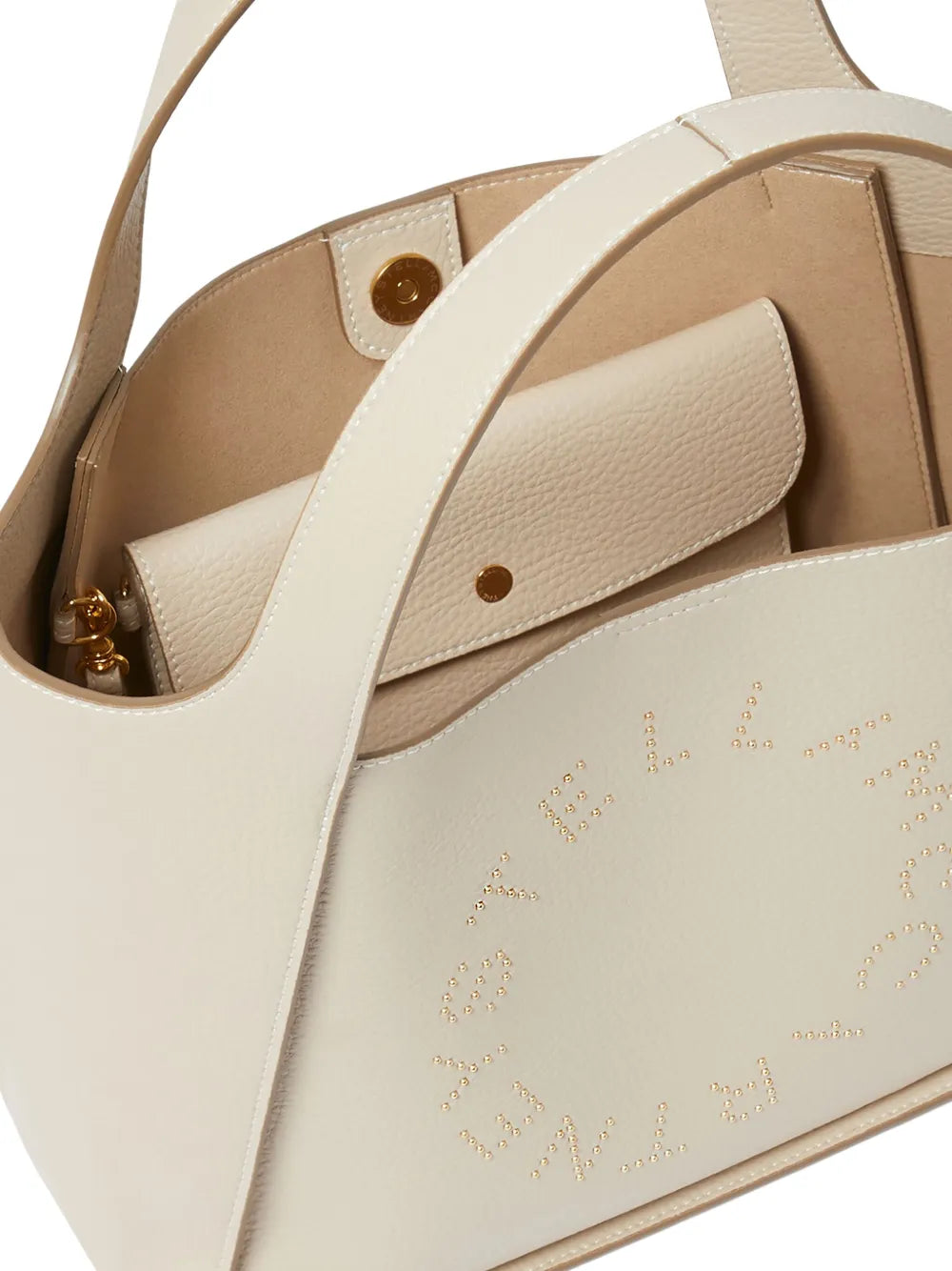 Stella Mccartney Logo Applique Tote Bag — Same as shown — Size One Size — Top View