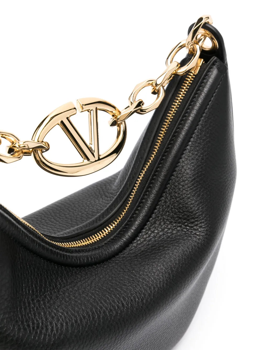 Valentino Garavani Small Vlogo Leather Bag — Same as shown — Size One Size — Top View