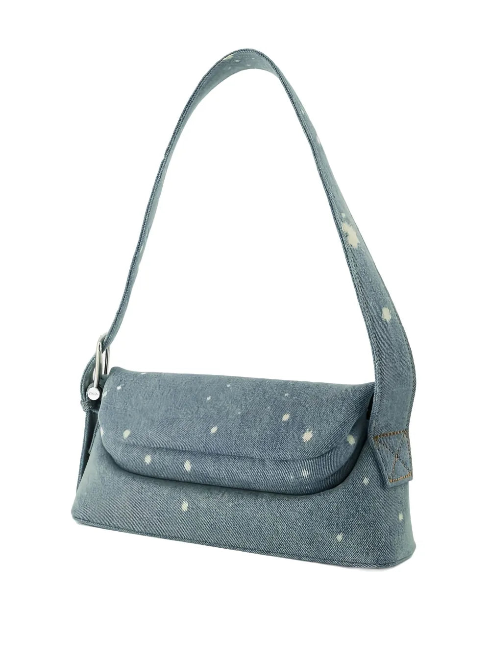 Osoi Folder Brot Denim Shoulder Bag — Same as shown — Size One Size — Back View