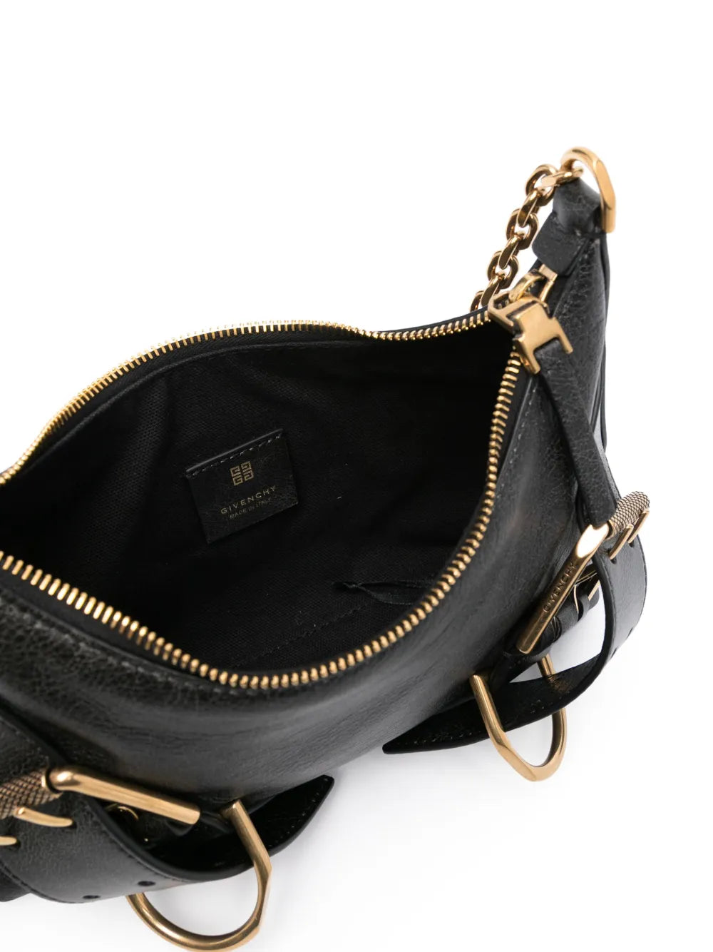 Givenchy Voyou Boyfriend Leather Shoulder Bag — Same as shown — Size One Size — Detail View