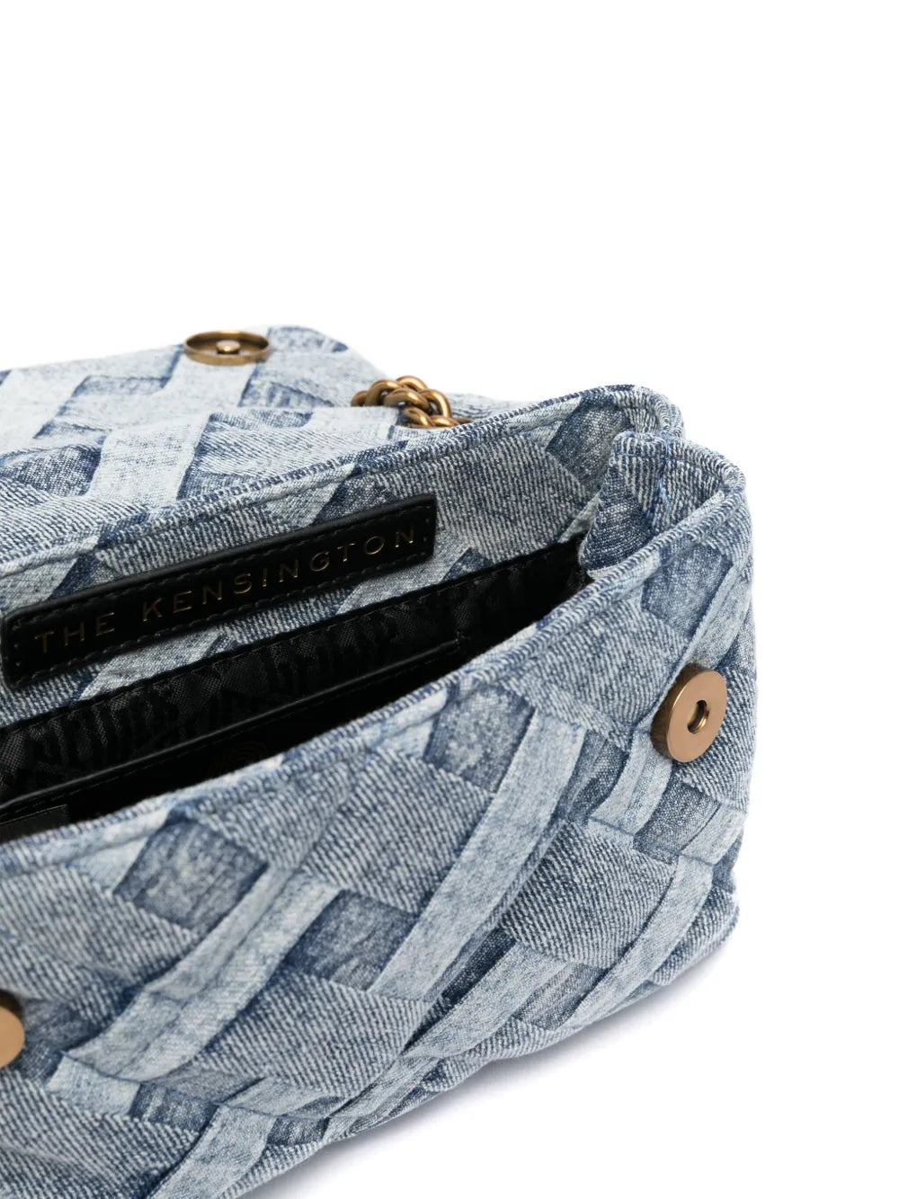 Kurt Geiger London Small Kensington Denim Bag — Same as shown — Size One Size — Top View