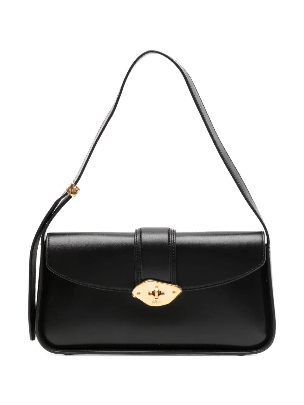 Mulberry Small Lana Leather Shoulder Bag — Same as shown — Size One Size — Front View