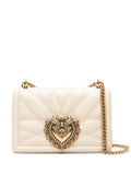 Dolce Gabbana Medium Devotion Quilted Shoulder Bag — Same as shown — Size One Size — Front View