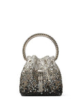 Jimmy Choo Bon Bon Crystal Embellished Shoulder Bag — Same as shown — Size One Size — Front View