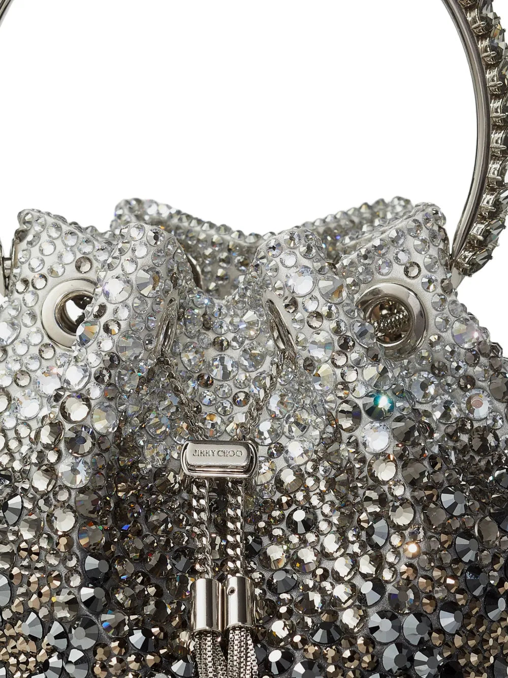 Jimmy Choo Bon Bon Crystal Embellished Shoulder Bag — Same as shown — Size One Size — Top View