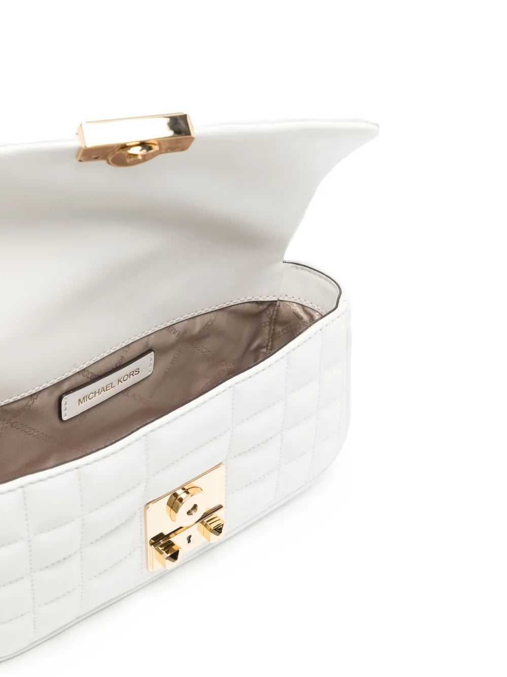 Michael Kors Small Tribeca Quilted Shoulder Bag — Same as shown — Size One Size — Detail View