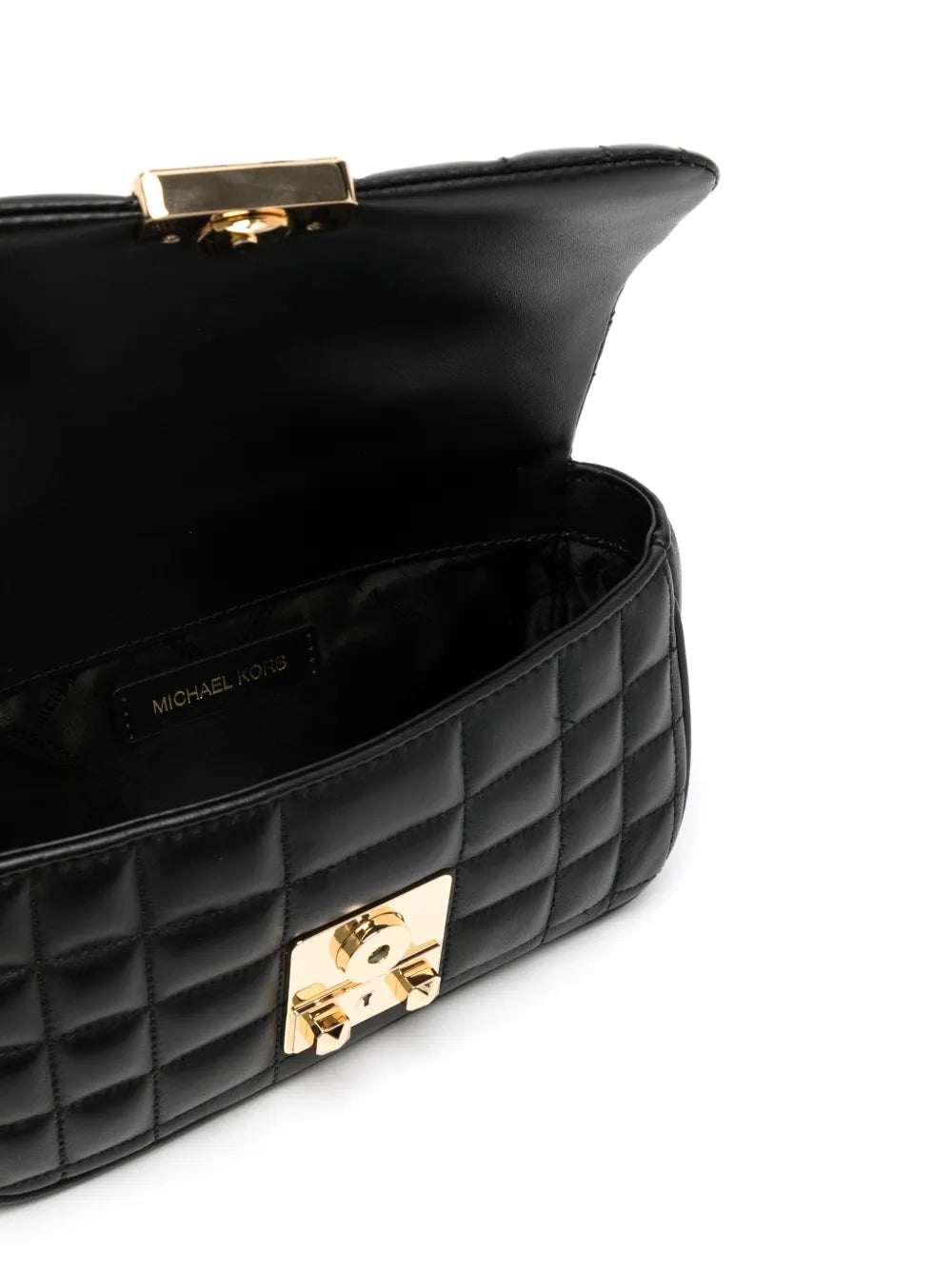 Michael Kors Small Tribeca Quilted Shoulder Bag — Same as shown — Size One Size — Detail View