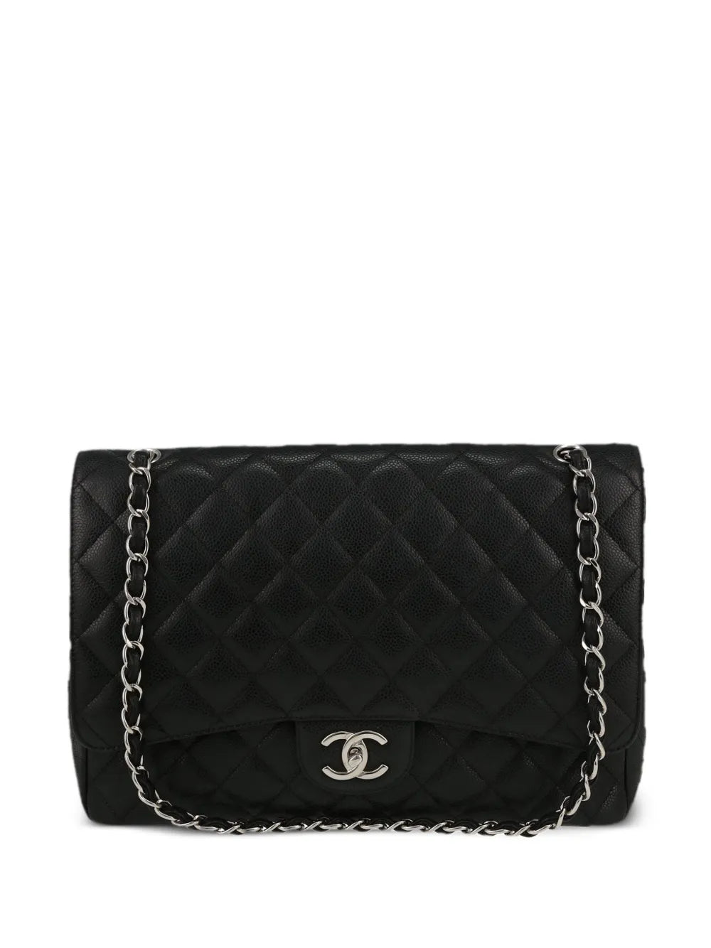 Chanel Pre Owned Timeless Line Jumbo Classic Flap Shoulder Bag — Same as shown — Size One Size — Front View