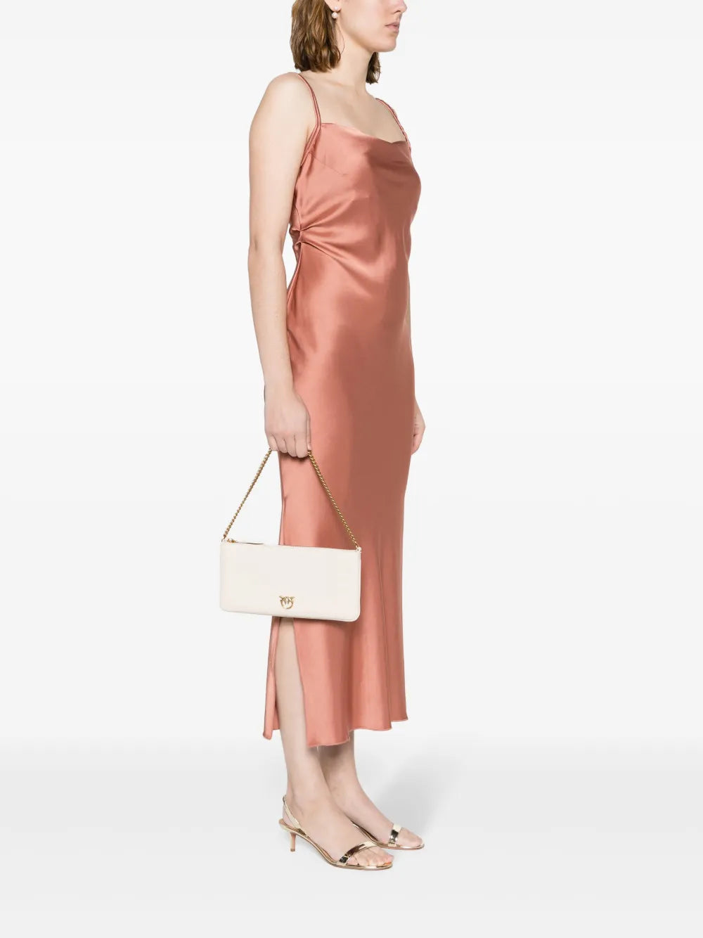Pinko Flat Classic Love Simply Shoulder Bag — Same as shown — Size One Size — Side View