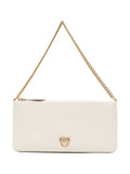 Pinko Flat Classic Love Simply Shoulder Bag — Same as shown — Size One Size — Front View