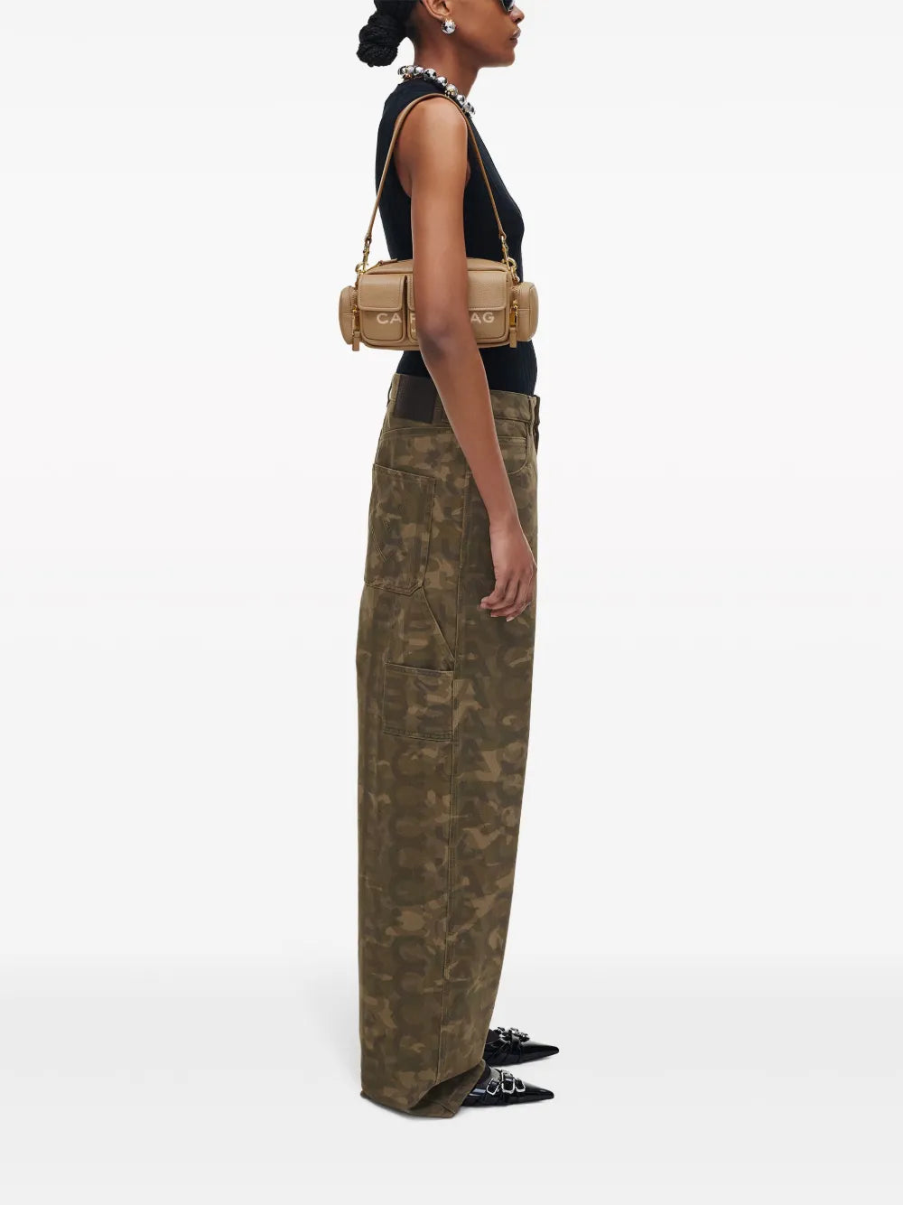 Marc Jacobs The Leather Cargo Bag — Same as shown — Size One Size — Side View