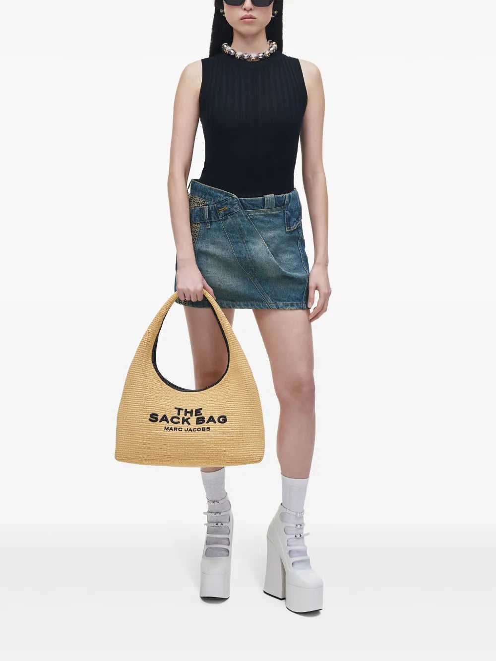 Marc Jacobs The Woven Sack Bag — Same as shown — Size One Size — Back View