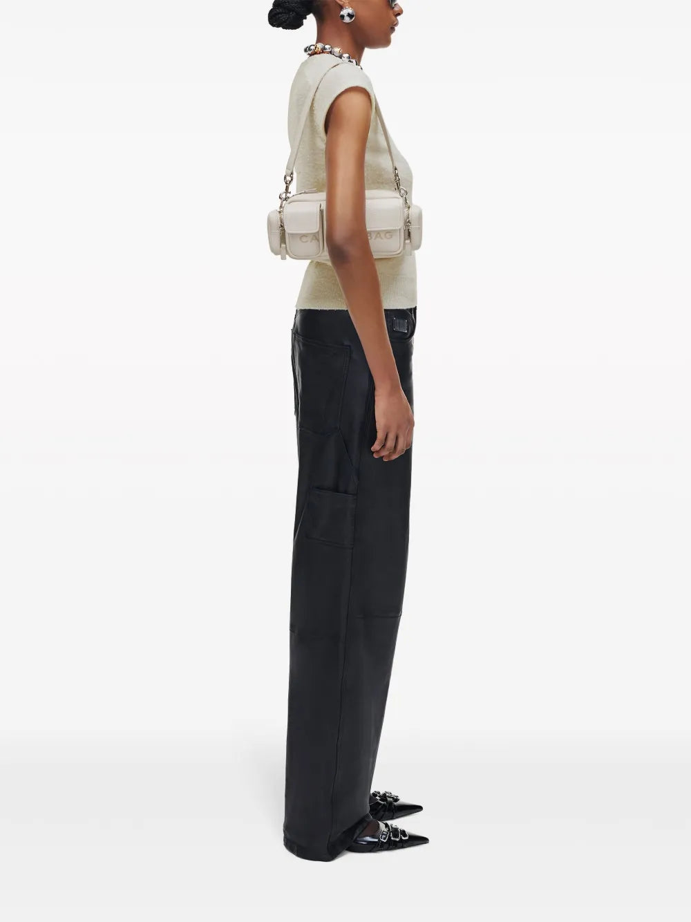 Marc Jacobs The Leather Cargo Bag — Same as shown — Size One Size — Side View