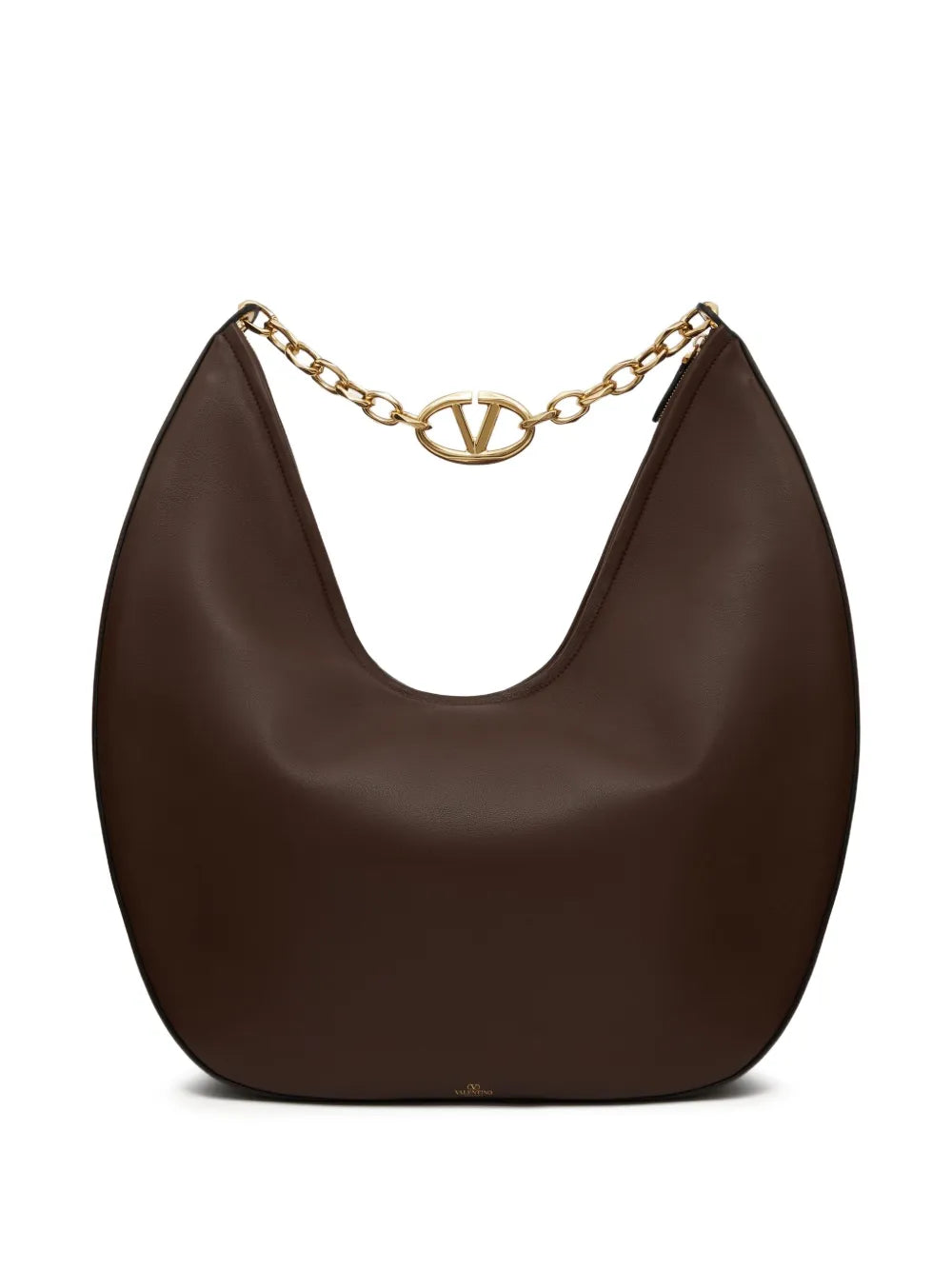 Valentino Garavani Maxi Vlogo Moon Hobo Bag — Same as shown — Size One Size — Back View