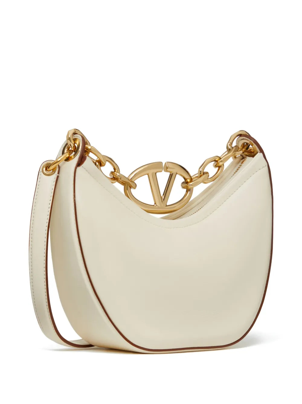 Valentino Garavani Mini Vlogo Moon Hobo Bag — Same as shown — Size One Size — Back View