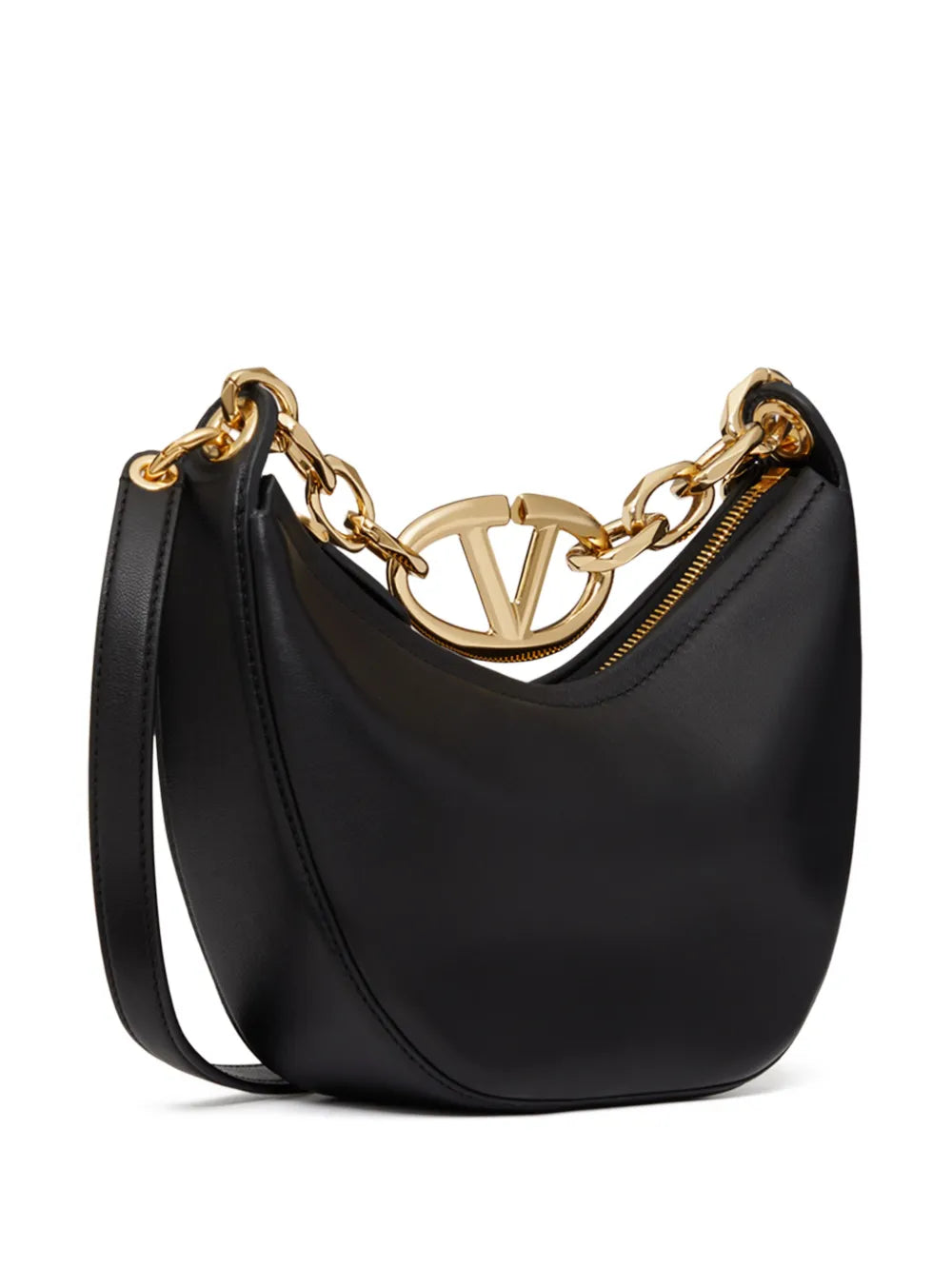 Valentino Garavani Mini Vlogo Moon Hobo Bag — Same as shown — Size One Size — Top View