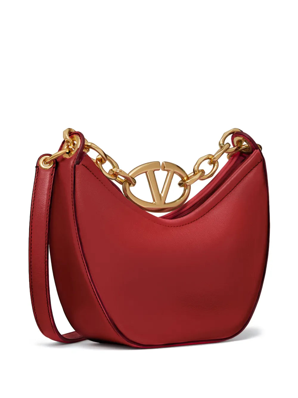 Valentino Garavani Mini Vlogo Moon Hobo Bag — Same as shown — Size One Size — Top View