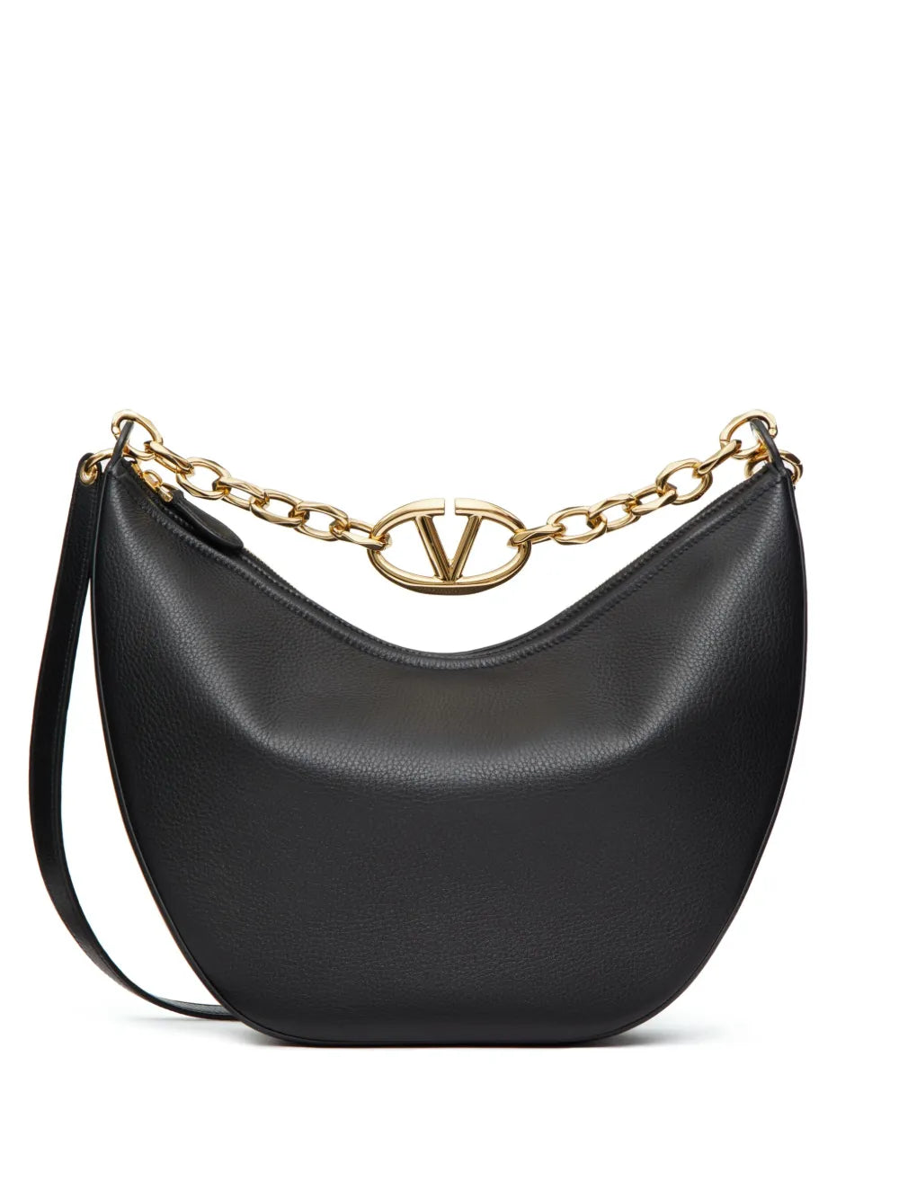 Valentino Garavani Medium Vlogo Moon Shoulder Bag — Same as shown — Size One Size — Front View