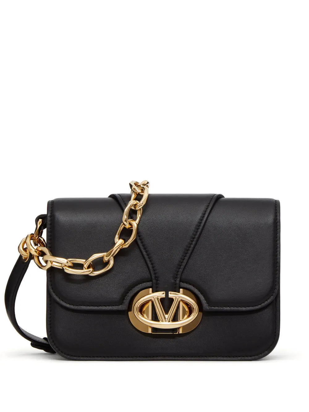 Valentino Garavani Small Vlogo Oclock Shoulder Bag — Same as shown — Size One Size — Front View
