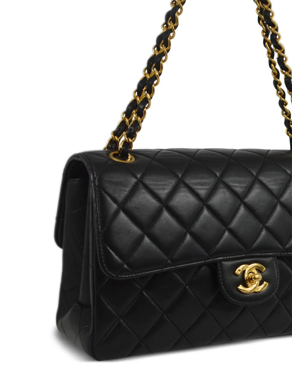 Chanel Pre Owned 1995 Double Sided Classic Flap Shoulder Bag — Same as shown — Size One Size — Back View