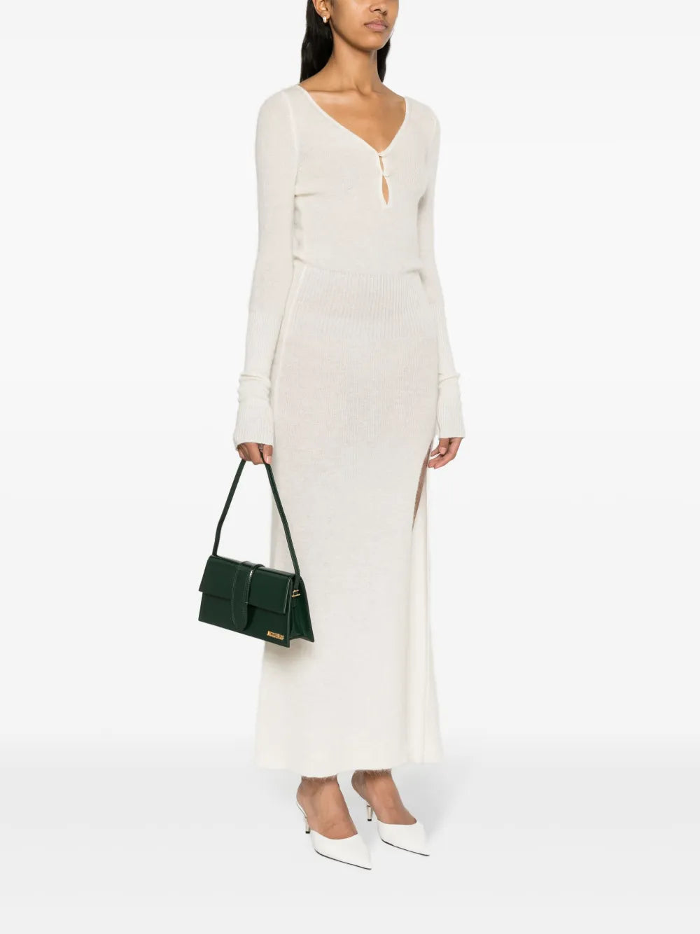 Jacquemus Le Bambino Long Shoulder Bag — Same as shown — Size One Size — Side View