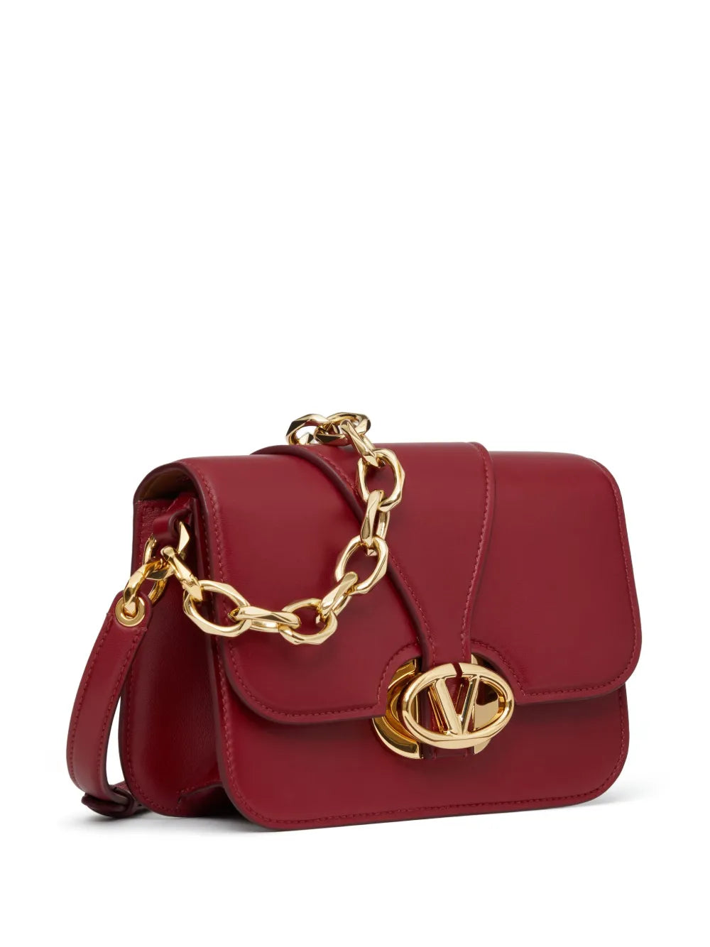 Valentino Garavani Small Vlogo Oclock Shoulder Bag — Same as shown — Size One Size — Back View