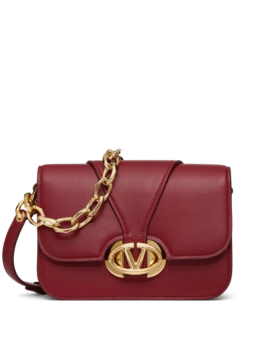 Valentino Garavani Small Vlogo Oclock Shoulder Bag — Same as shown — Size One Size — Front View