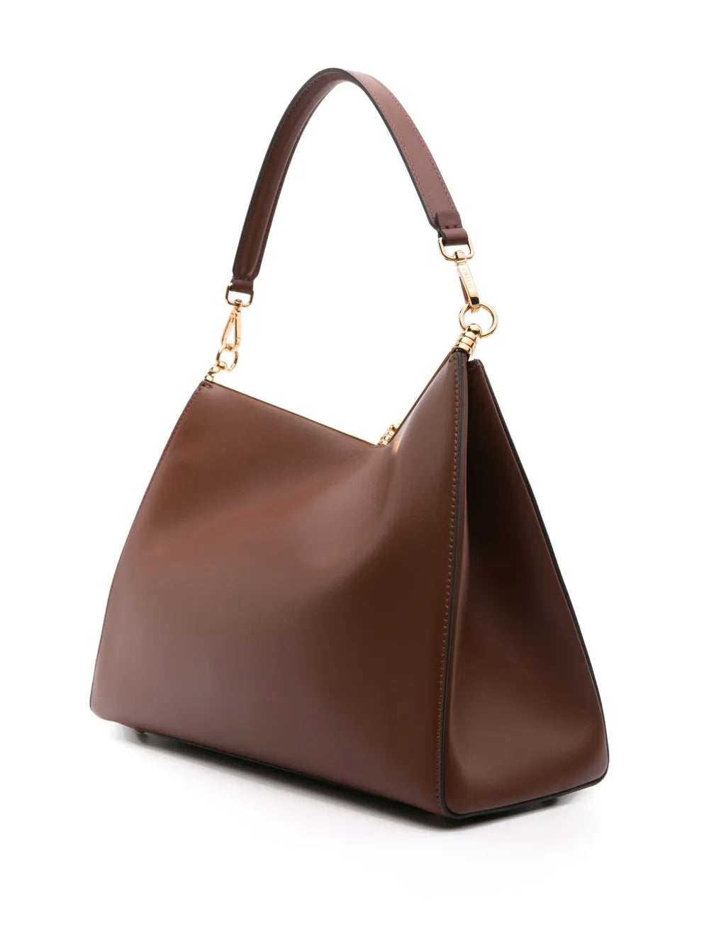 Etro Large Vela Leather Shoulder Bag — Same as shown — Size One Size — Side View