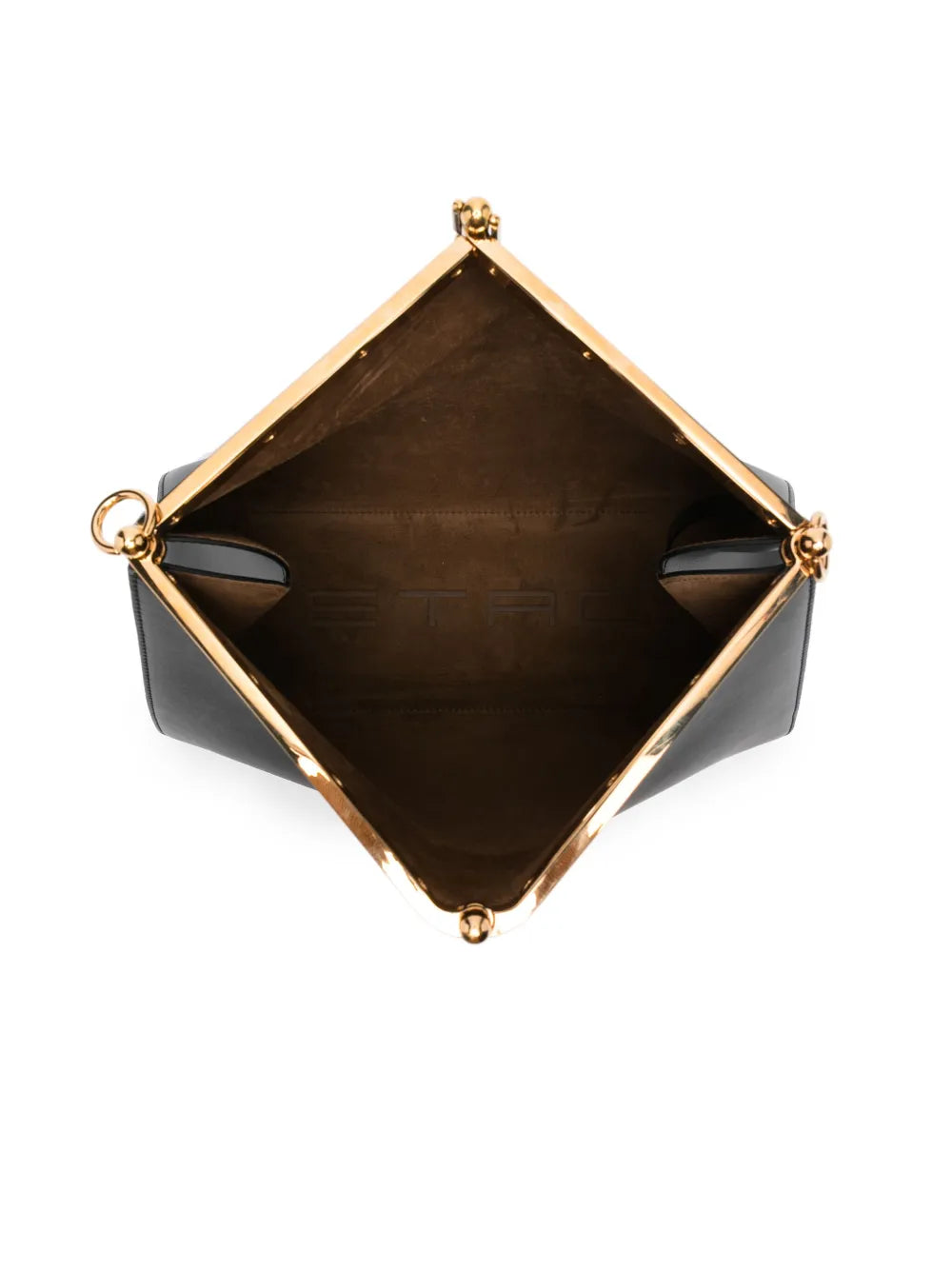 Etro Large Vela Leather Shoulder Bag — Same as shown — Size One Size — Detail View