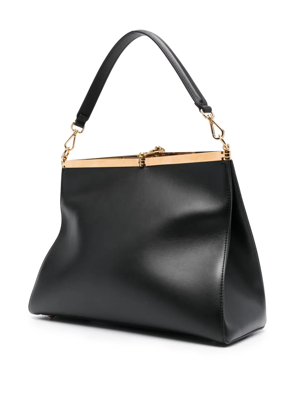 Etro Large Vela Leather Shoulder Bag — Same as shown — Size One Size — Back View