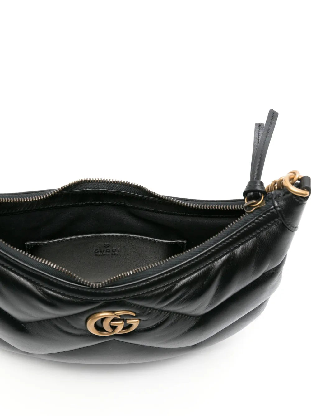 Gucci Small Marmont Leather Shoulder Bag — Same as shown — Size One Size — Detail View
