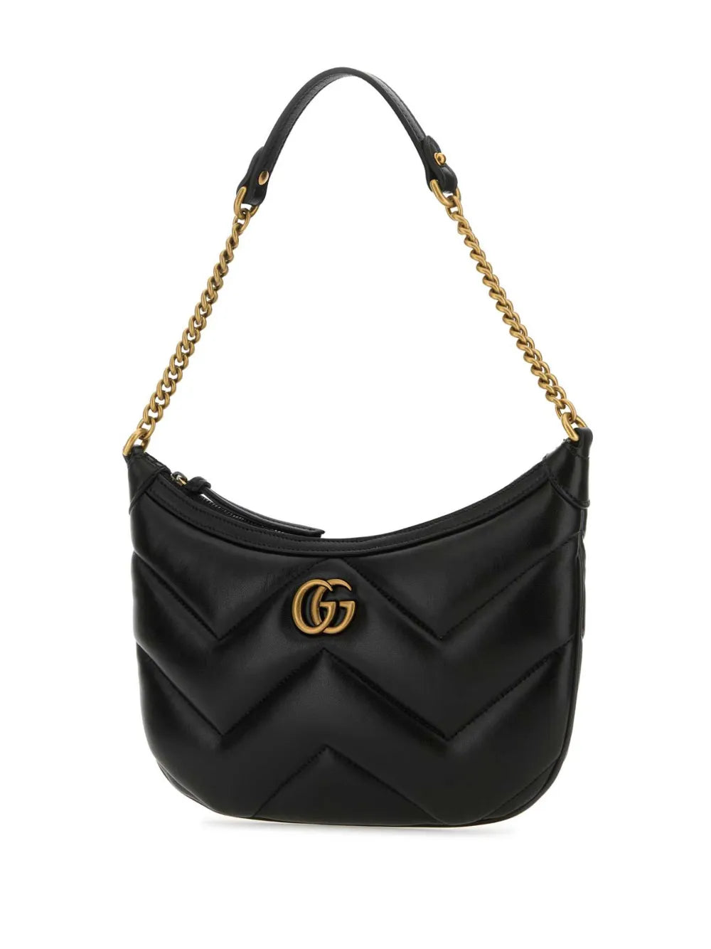 Gucci Small Marmont Leather Shoulder Bag — Same as shown — Size One Size — Back View