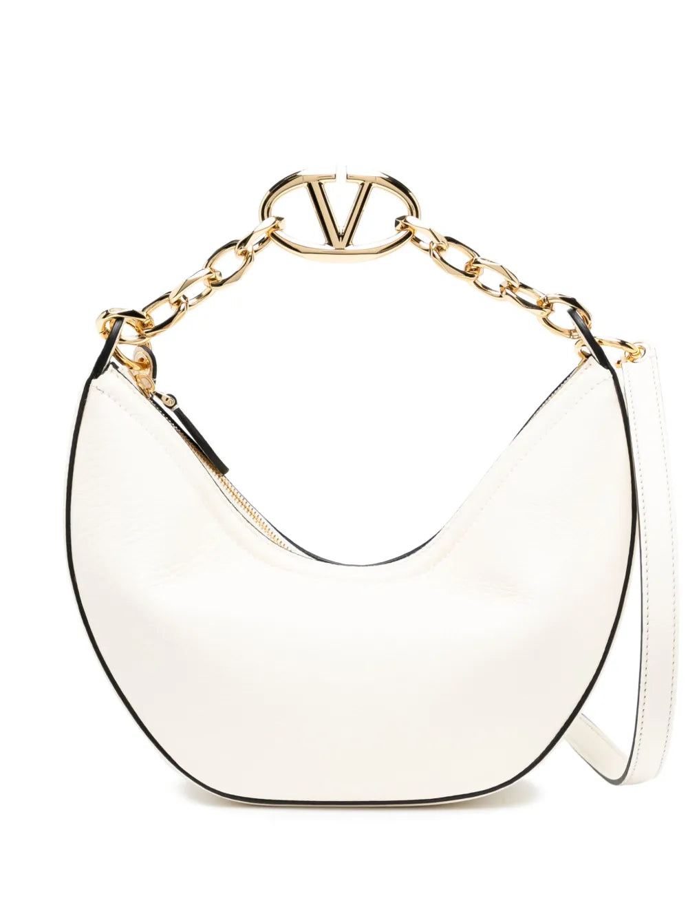 Valentino Garavani Small Vlogo Moon Shoulder Bag — Same as shown — Size One Size — Front View