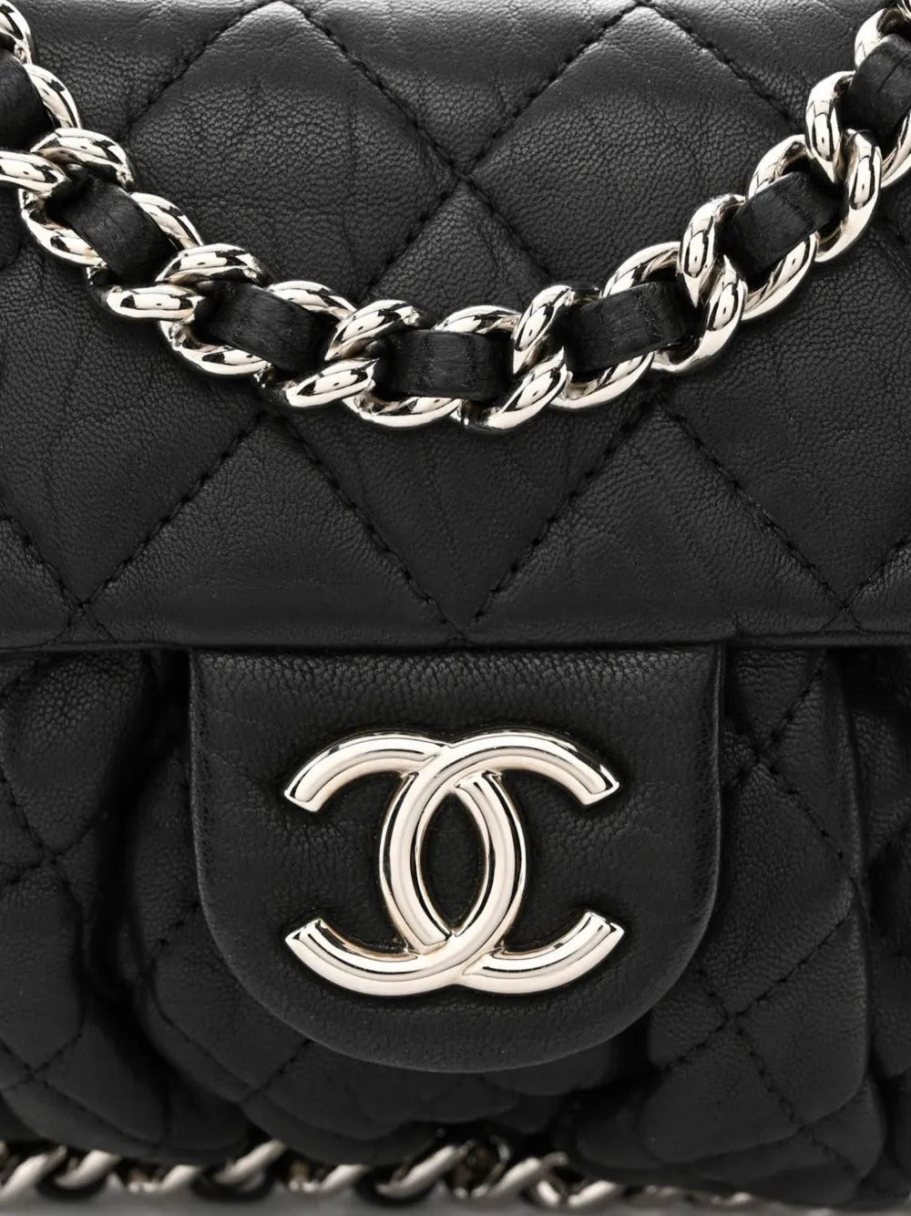 Chanel Pre Owned Mini Classic Flap Padded Shoulder Bag — Same as shown — Size One Size — Top View