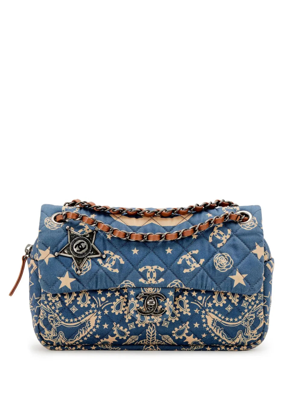 Chanel Pre Owned 2013 2014 Paris Dallas Metiers Dart Medium Classic Flap Shoulder Bag — Same as shown — Size One Size — Front View