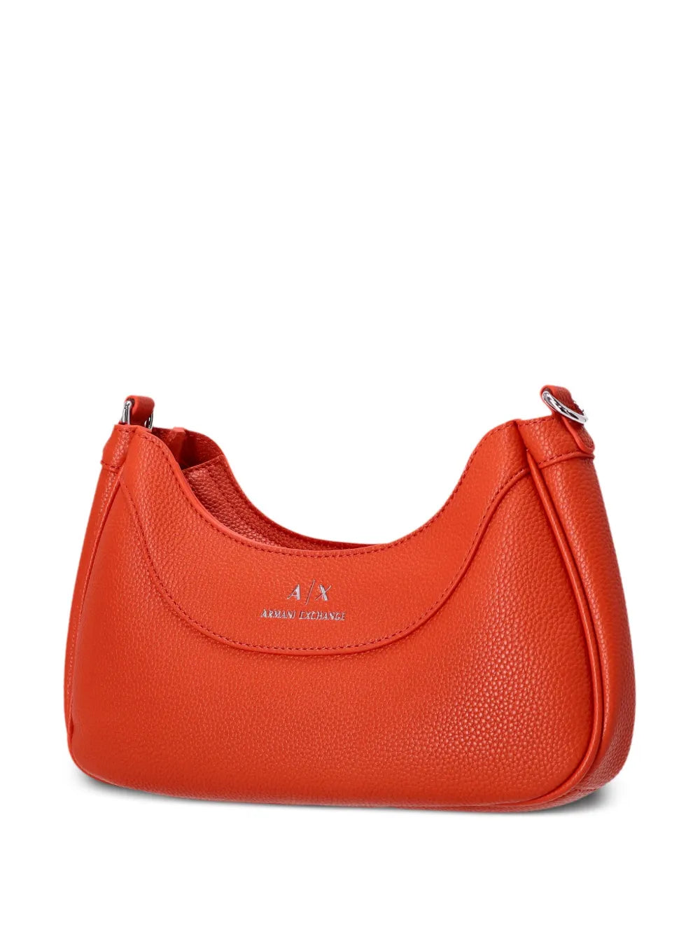 Armani Exchange Debossed Logo Leather Shoulder Bag — Same as shown — Size One Size — Back View