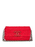 Chanel Pre Owned 2014 Cruise Crochet Flap Shoulder Bag — Same as shown — Size One Size — Front View
