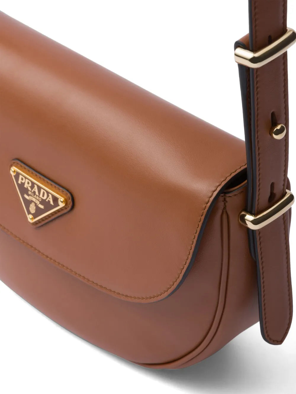 Prada Arque Leather Shoulder Bag — Same as shown — Size One Size — Detail View