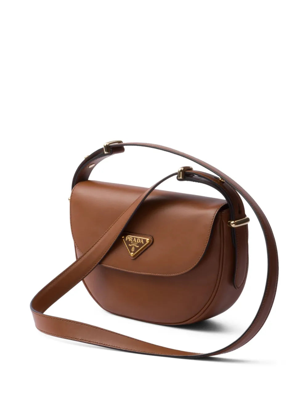Prada Arque Leather Shoulder Bag — Same as shown — Size One Size — Back View