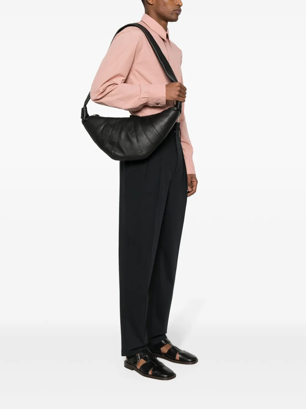 Lemaire Medium Croissant Leather Bag — Same as shown — Size One Size — Side View